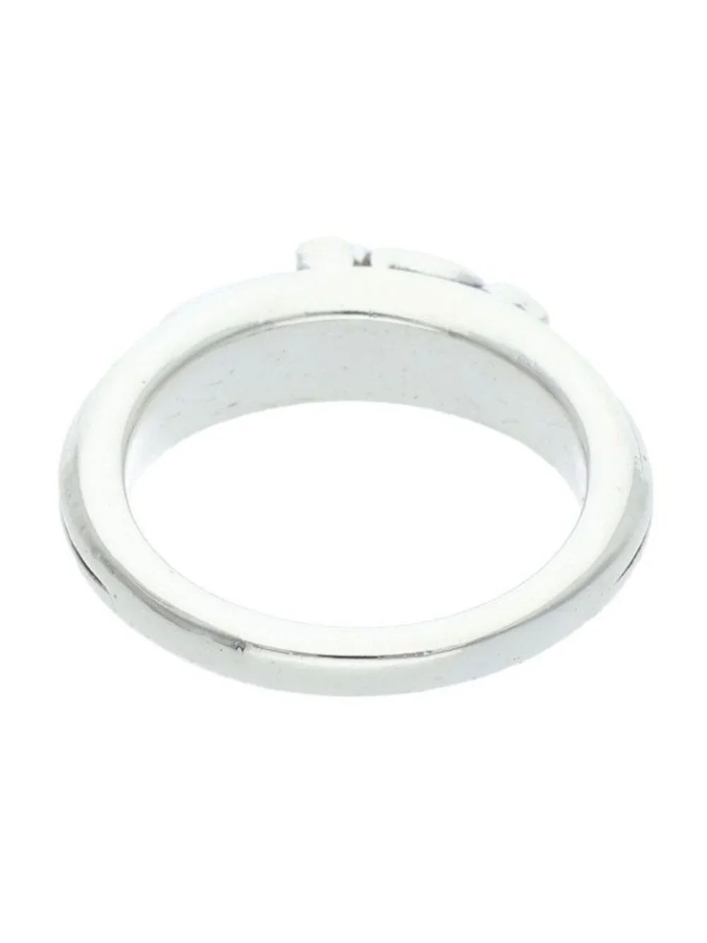Chrome Hearts Baby Clsc P D Classic Dagger Pave Diamond Silver Ring